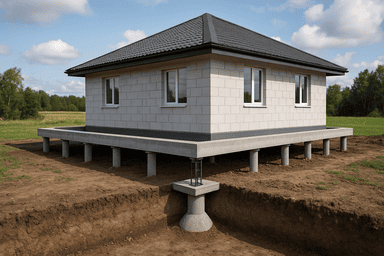 ТИСЭ для кирпичного дома 8×10 м